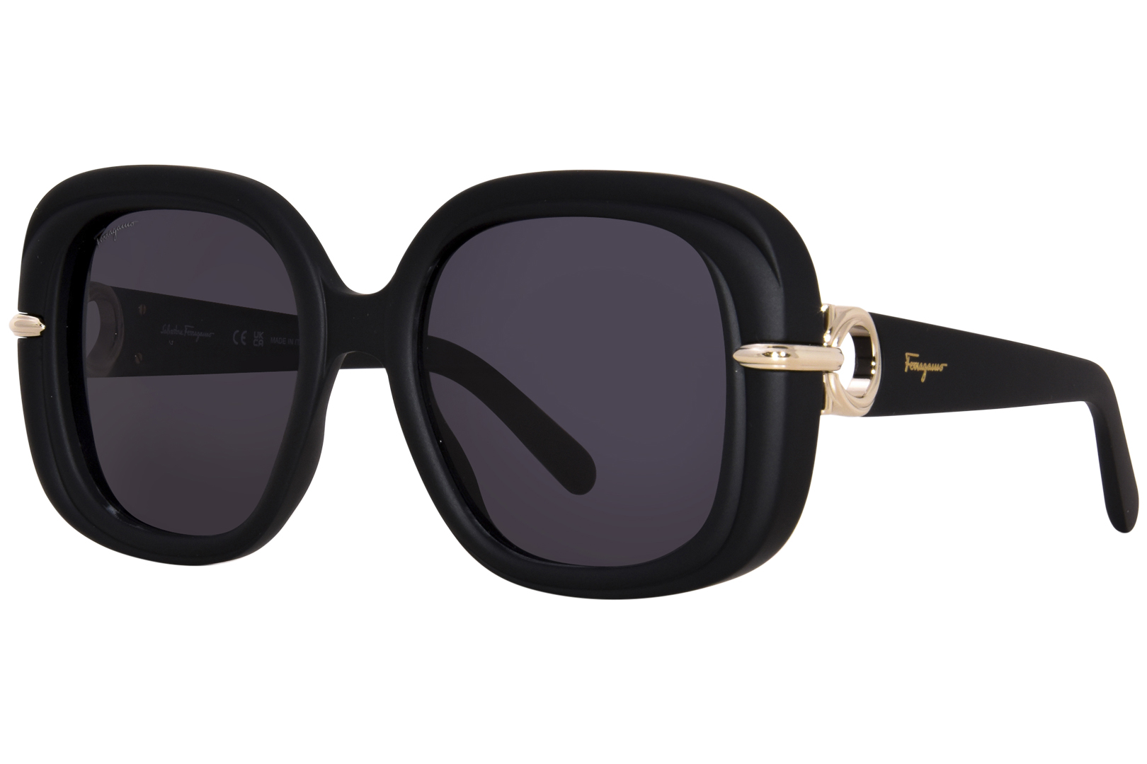 UPC 886895576000 product image for Salvatore Ferragamo SF1058S 002 Sunglasses Women's Matte Black/Grey 54 20 140 -  | upcitemdb.com