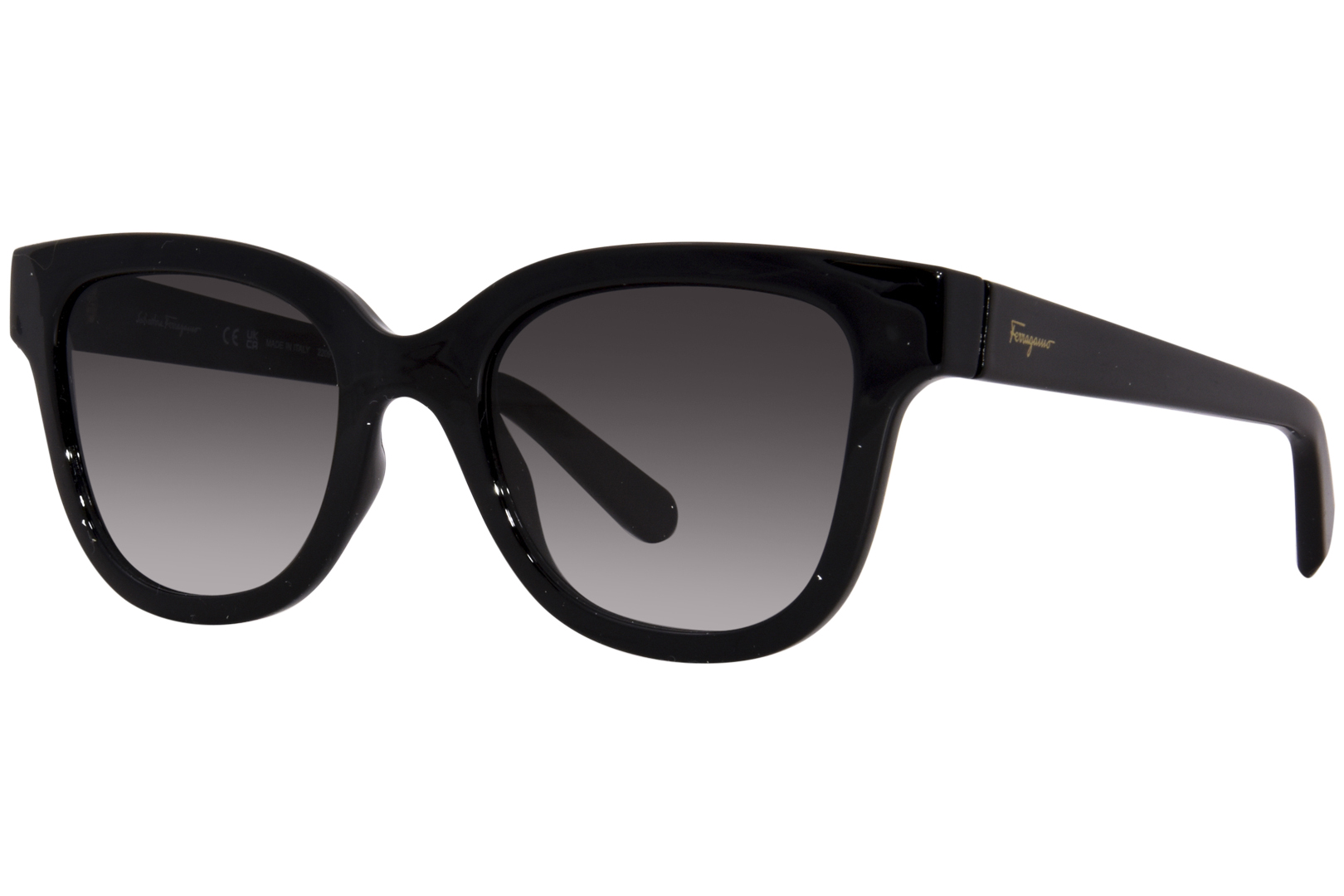 UPC 886895558686 product image for Salvatore Ferragamo SF1066S 001 Sunglasses Women's Black/Grey Gradient 52 21 140 | upcitemdb.com