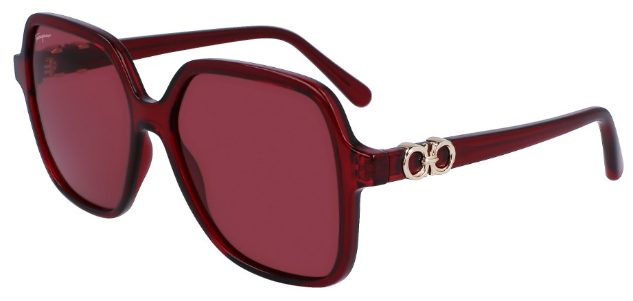 UPC 886895584135 product image for Salvatore Ferragamo SF1083S 612 Sunglasses Women's Transparent Burgundy 57mm - R | upcitemdb.com