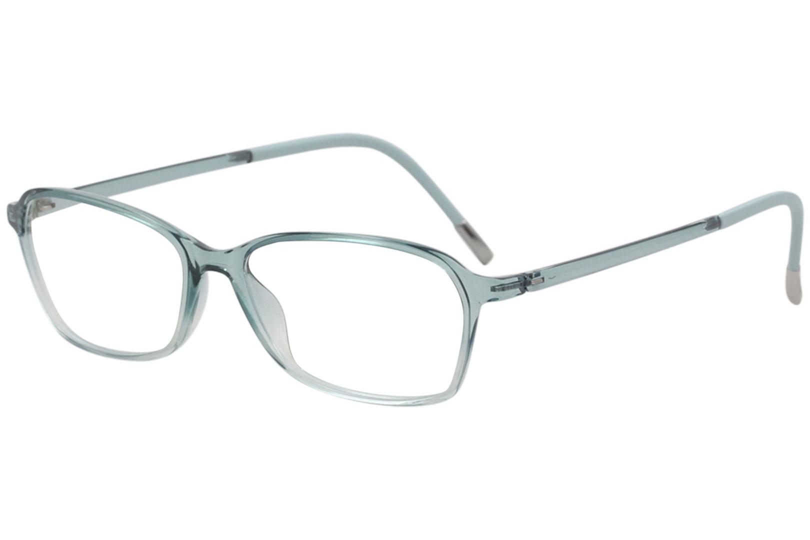 Silhouette Eyeglasses Spx Illusion 1605 1583 5010 Turquoise 52 14 130mm