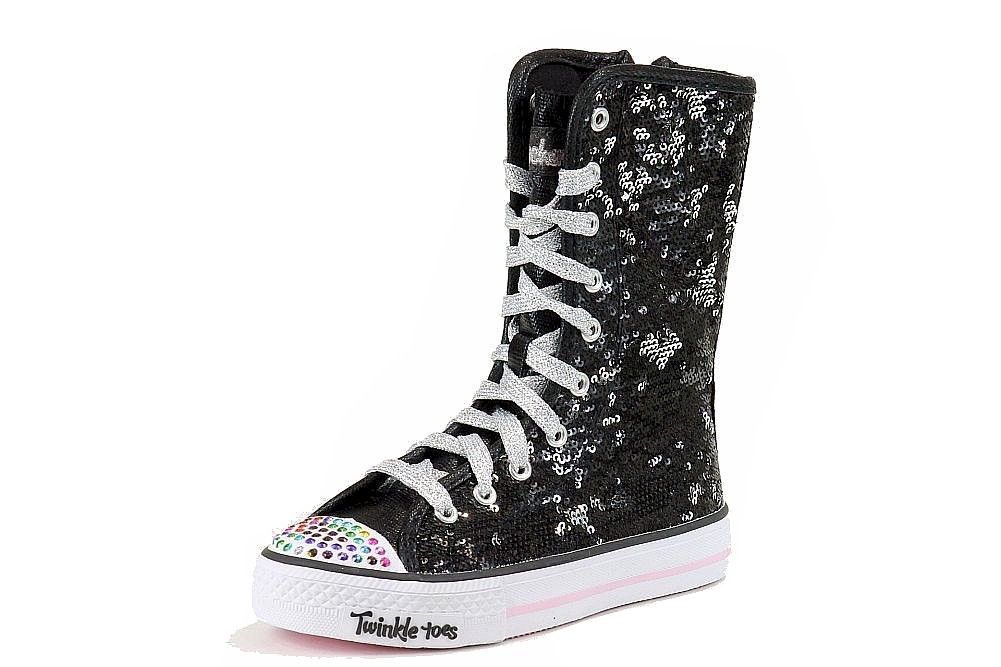 Skechers high best sale top twinkle toes