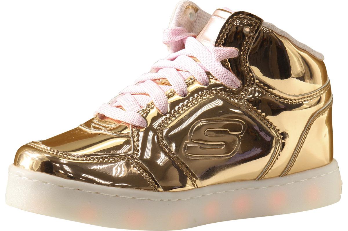 skechers energy lights rose gold uk