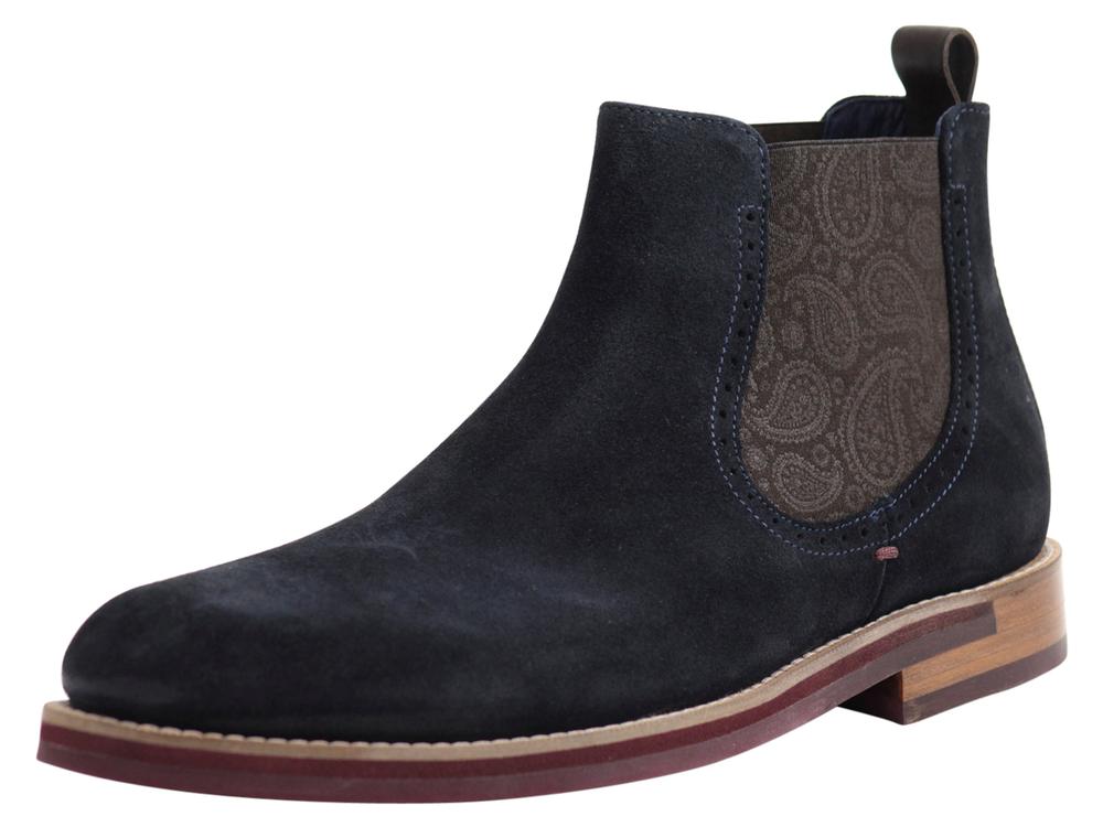 UPC 755722964382 product image for Ted Baker Men's Secaint Dark Blue Chelsea Boots Shoes Sz: 12 - 12 D(M) US | upcitemdb.com