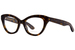 Alexander McQueen AM0395O Eyeglasses Women's Full Rim Cat Eye