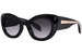 Alexander McQueen AM0403S Sunglasses Women's Cat Eye