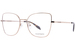 Alexander McQueen AM0416O Eyeglasses Women's Full Rim Cat Eye