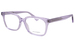 Alexander McQueen AM0464O Eyeglasses Women's Full Rim Rectangle Shape