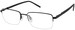 Aristar by Charmant 30731 Eyeglasses Men's Semi Rim Rectangle Shape