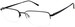 Aristar by Charmant AR30734 Eyeglasses Men's Semi Rim Rectangle Shape