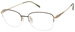 Aristar by Charmant 30830 Eyeglasses Women's Semi Rim Oval Shape