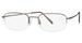 Aristar By Charmant Men's Eyeglasses AR6752 AR/6752 Half Rim Optical Frame - Brown - 535