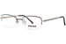 Aristar by Charmant Women's Eyeglasses AR16378 AR/16378 Half Rim Optical Frame - Black - 538