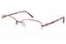 Aristar by Charmant Women's Eyeglasses AR16378 AR/16378 Half Rim Optical Frame - Pink - 534