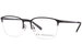 Armani Exchange AX1032 Eyeglasses Frame Men's Semi-Rim Rectangular