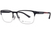 Armani Exchange AX1060 Eyeglasses Men's Semi Rim Rectangle Shape