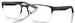 Armani Exchange AX1068 Eyeglasses Men's Semi Rim Rectangle Shape