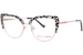 Betsey Johnson Showtime Eyeglasses Women's Full Rim Cat Eye