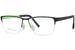 Blackfin Edgartown BF994 Eyeglasses Men's Semi Rim Square Shape