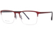 Blackfin Roxbury BF952 Eyeglasses Men's Semi Rim Square Shape