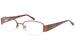 Bocci Women's Eyeglasses 356 Half Rim Optical Frame