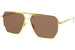 Bottega Veneta Minimalist BV1012S Sunglasses Men's Pilot Shades