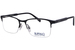 Buffalo By David Bitton BM524 Eyeglasses Men's Semi Rim Rectangle Shape