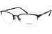 Burberry BE1323 Eyeglasses Men's Half Rim Rectangular Optical Frame