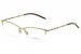 Burberry Women's Eyeglasses BE1278 BE/1278 Half Rim Optical Frame