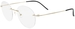 Calvin Klein CK22125TA Eyeglasses Rimless Round Shape