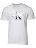 Calvin Klein Men's T-Shirt Metallic Monogram Logo Crew Neck