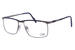 Cazal 7085 Titanium Eyeglasses Full Rim Rectangle Shape