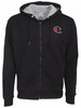 Champion Powerblend Chainstitch Hoodie Men's Zip Front Hooded Sweatshirt Shirt