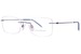 Charmant CH16704 Titanium Eyeglasses Women's Rimless Rectangle Shape