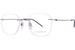 Charmant CH16705 Titanium Eyeglasses Women's Rimless Round Shape