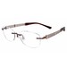 Charmant Line Art Eyeglasses XL2040 XL/2040 Rimless Optical Frame