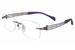 Charmant Line Art Eyeglasses XL2082 XL/2082 Titanium Rimless Optical Frame