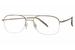 Charmant Men's Eyeglasses TI8145A TI/8145A Semi-Rimless Optical Frame