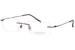 Charmant Men's Eyeglasses TI8333E TI/8333E Rimless Optical Frame