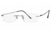 Charmant Men's Eyeglasses TI8333E TI/8333E Titanium Rimless Optical Frame