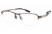 Charmant Perfect Comfort Eyeglasses TI/12303 Titanium Half Rim Optical Frame