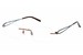 Charmant Women's Eyeglasses TI10968 TI/10968 Rimless Optical Frame