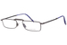 Chopard VCHD86 Folding Eyeglasses Men's Full Rim Rectangle Shape