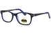 Disney Batman BME902 Eyeglasses Youth Kids Full Rim Rectangle Shape