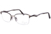 Diva 5546 Eyeglasses Women's Semi Rim Rectangle Shape