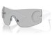 Dolce & Gabbana DG2298B Sunglasses Shield Style - Light Grey/Light Grey-06/87