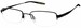 Eddie Bauer EB32022 Eyeglasses Men's Semi Rim Rectangle Shape