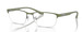 Emporio Armani EA1147 Eyeglasses Men's Semi Rim Rectangle Shape