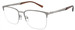 Emporio Armani EA1151 Eyeglasses Men's Semi Rim Pillow Shape