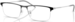 Emporio Armani EA1168D Eyeglasses Men's Semi Rim Rectangle Shape