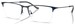 Emporio Armani EA1171 Eyeglasses Men's Semi Rim Rectangle Shape